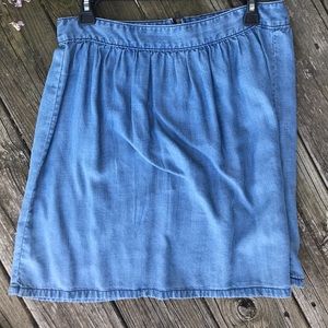 Madewell denim Skirt